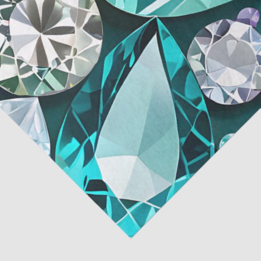 Kleurrijke Jewel Art Tissue Paper Tissuepapier (Detail)