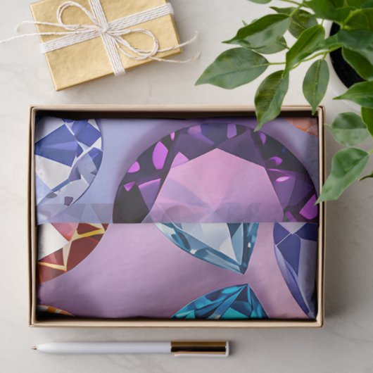 Kleurrijke Jewel Art Tissue Paper Tissuepapier (Geschenk)