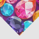 Kleurrijke Jewel Art Tissue Paper Tissuepapier (Detail)