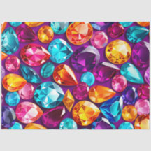 Kleurrijke Jewel Art Tissue Paper