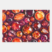 Kleurrijke Jewel Art Wrapping Paper Sheets (Voorkant)