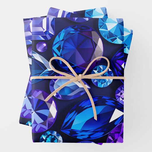 Kleurrijke Jewel Art Wrapping Paper Sheets
