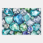 Kleurrijke Jewel Art Wrapping Paper Sheets (Voorkant 2)