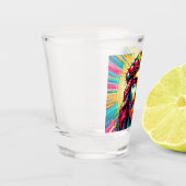 Kleurrijke Jezus schoot bril! Shot Glas (Links)