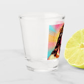 Kleurrijke Jezus schoot bril! Shot Glas (Links)