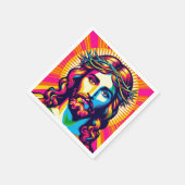 Kleurrijke Jezus servetten! Servet (Hoek)