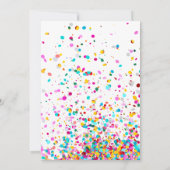 Kleurrijke Joint Twin verjaardagsfeestje voor kind Kaart (Achterkant)