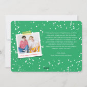 Kleurrijke Jolly Merry Happy Everything Vakantie Feestdagenkaart (Achterkant)