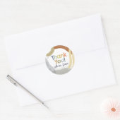 Kleurrijke jongens verjaardag bedank sticker (Envelop)