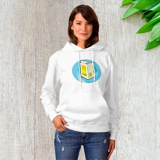 Kleurrijke Juice Carton Modern Minimal Hoodie