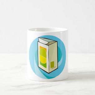 Kleurrijke Juice Carton Modern Minimal Koffiemok