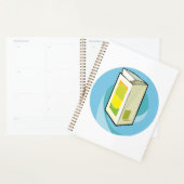 Kleurrijke Juice Carton Modern Minimal Planner (Display)
