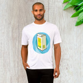 Kleurrijke Juice Carton Modern Minimal T-shirt