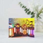 Kleurrijke Juke-boxxen Briefkaart (Staand voorkant)