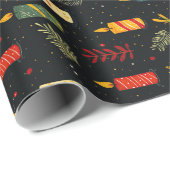 Kleurrijke kaarsen Xmas Cadeaupapier (Rol Hoek)