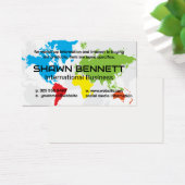 Kleurrijke kaart van de wereld (Bureau)