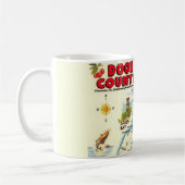 Kleurrijke kaart van Door County Mok (Links)