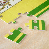 Kleurrijke kaart van Montana 11x14 Legpuzzel (Zijkant)