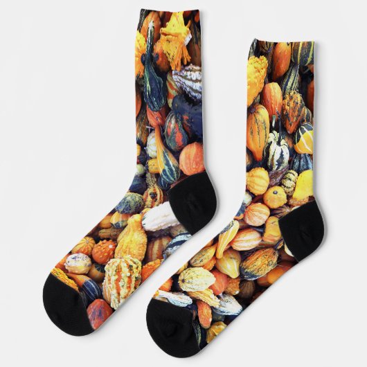 Kleurrijke kalebassen C Sokken (Links)