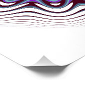 Kleurrijke Kaleidoscoop Bloem Perfect Poster (Hoek)