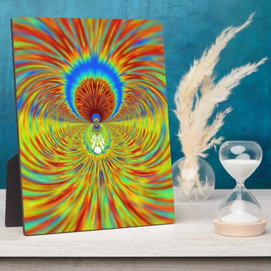 Kleurrijke Kaleidoscope Art Print Fotoplaat (Zijkant)