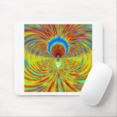 Kleurrijke Kaleidoscope Art Print Muismat (Met muis)