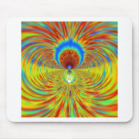 Kleurrijke Kaleidoscope Art Print Muismat (Voorkant)