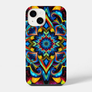 Kleurrijke Kaleidoscope Mandala iPhone 14 Hoesje