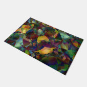 Kleurrijke, Kaleidoscopische Abstracte Kunst Deurmat (Schuin)