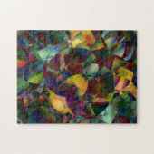 Kleurrijke, Kaleidoscopische Abstracte kunst Legpuzzel (Horizontaal)