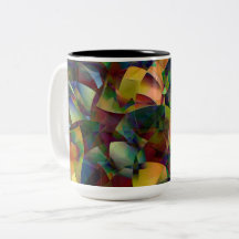 Kleurrijke, Kaleidoscopische Abstracte Kunst
