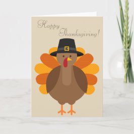 kleurrijke kalkoen | Thanksgiving Kaarten