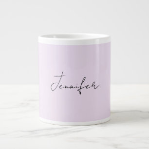 Kleurrijke kalligrafie Elegant Eenvoudig Gewone Na Grote Koffiekop