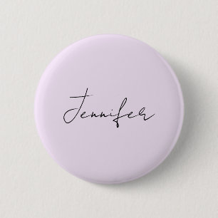 Kleurrijke kalligrafie Elegant Eenvoudig Gewone Na Ronde Button 5,7 Cm