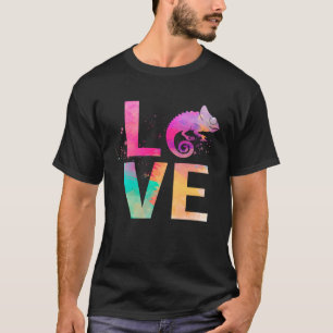 Kleurrijke kameleon mam kameleon t-shirt