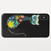Kleurrijke kartonnen kat Case-Mate iPhone case (Achterkant (horizontaal))