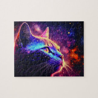 Kleurrijke Kat Jigsaw Puzzle Legpuzzel