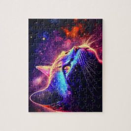 Kleurrijke Kat Jigsaw Puzzle Legpuzzel