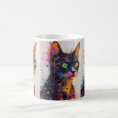 Kleurrijke Kat Koffiemok – Levendig Cadeau voor Ka (Center)