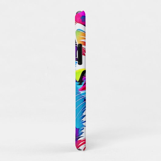 Kleurrijke Kat kunst Case-Mate iPhone Case (Achterkant/rechts)