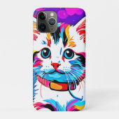 Kleurrijke Kat kunst Case-Mate iPhone Case (Achterkant)