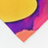 Kleurrijke Kat kunst Fleece Deken (Hoek)