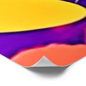 Kleurrijke Kat kunst Poster (Hoek)