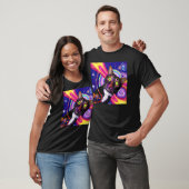 Kleurrijke kat lieve kitten t-shirt (Unisex)