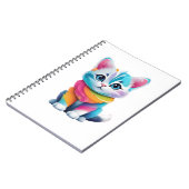 kleurrijke kat notitieboek (Linkerzijde)