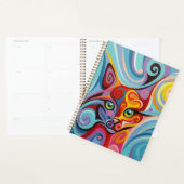 Kleurrijke kat planner (Display)