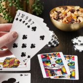 Kleurrijke Kat Pokerkaarten (Insitu)