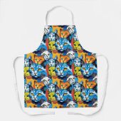 Kleurrijke Kat Pop Art Cat Pattern Schort (Voorkant)
