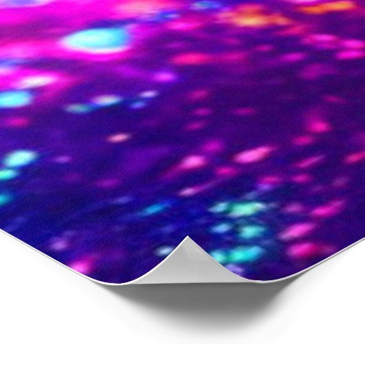 kleurrijke kat poster (Hoek)