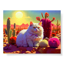 Kleurrijke Katachtige Muurkunst voor Kattenliefheb